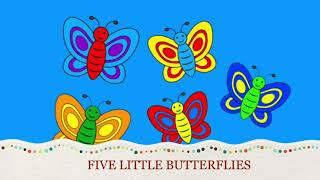 Barney Song: Five Little Butterflies (My Version)