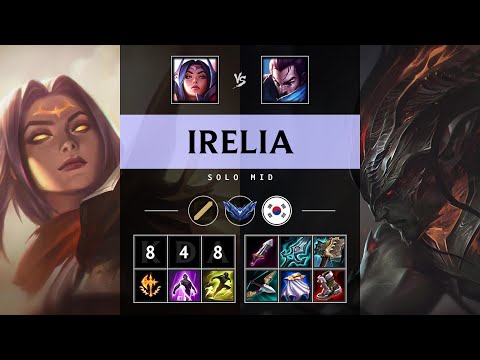 Irelia Mid vs Yasuo - KR Diamond Patch 25.17
