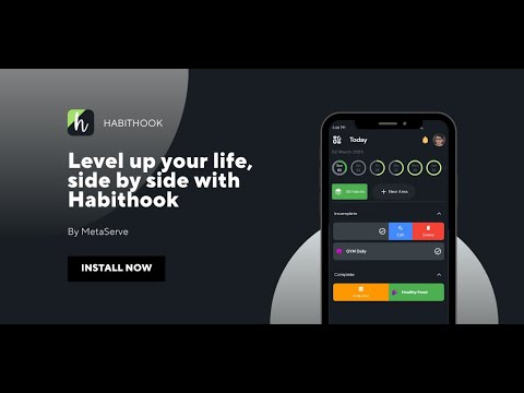 Habit Tracker App - HabitHook video thumbnail