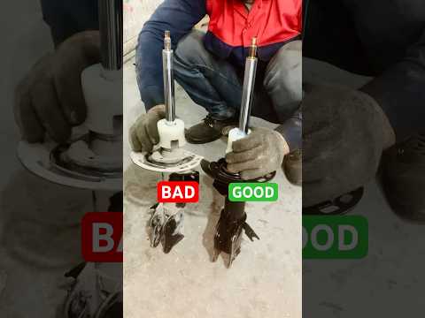 shock absorbers testing Good vs bad #mechanic #car #truck #tipsandtricks