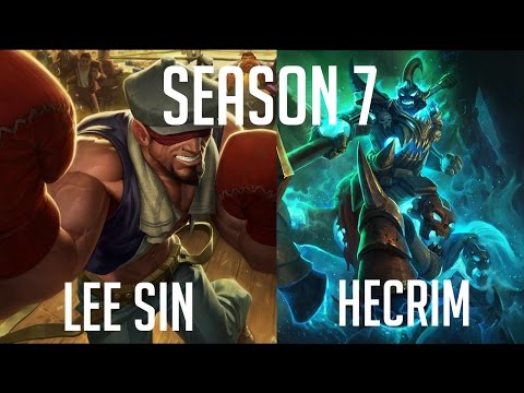 SKT T1 Peanut Lee Sin vs Hecarim Rank 140
