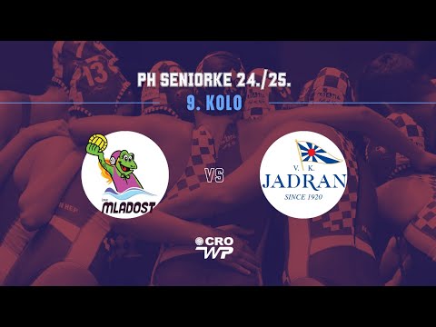ŽAVK Mladost - Jadran, PH seniorke 24./25., 9. kolo