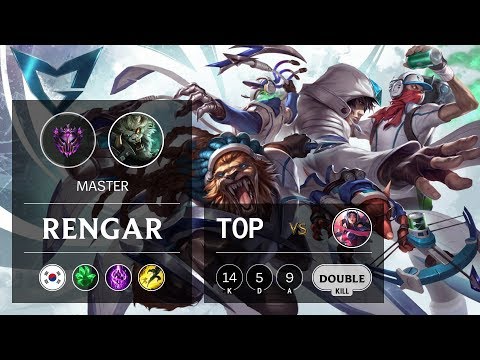 Rengar Top vs Irelia - KR Master Patch 9.15