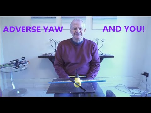 Adverse yaw! Why almost ALL models WILL benefit from RUDDER input to correct this unwanted tendency.