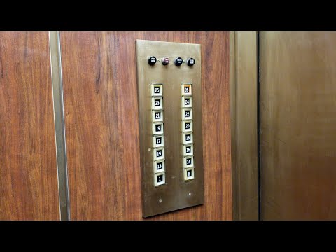 Vintage Otis Touch-Sensitive Autotronic Traction Elevators @ The Rand Building, Buffalo, NY