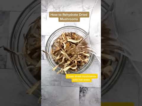 HOW TO REHYDATE DRIED MUSHROOMS 🍄