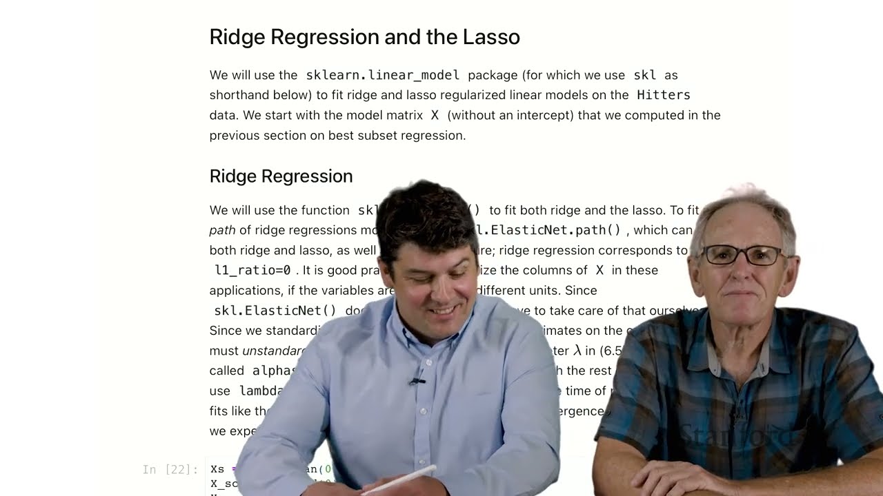 Statistical Learning: 6.Py Ridge Regression and the Lasso I 2023