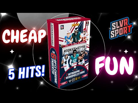 🎉 VICTORY MONDAY!! 🎉 - 2025 Rookies and Stars Football Hobby Box Opening
