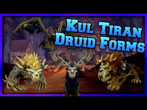 Kul Tiran Druid Forms | World of Warcraft Battle for Azeroth | WoW