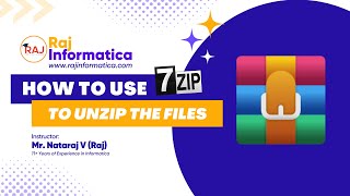How to Extract the files using 7zip Software