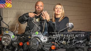 Married in Vegas - On Top of our Motorcycles!