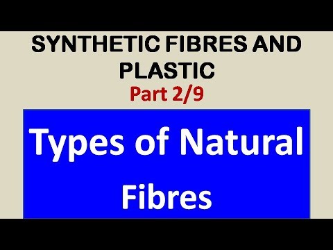 Synthetic Fibres and Plastics (2/9) Types of Natural Fibres - Class 8 Science Chapter 3 Video