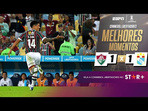 Gols e lances de Fluminense x Sporting Cristal