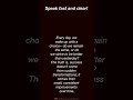 Speak Fast And Clear Englishreading Englishspeaking Reading Readingchallenge