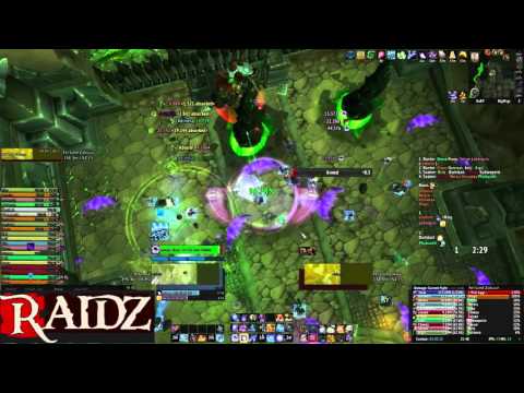WoW - Raidz vs Fel Lord Zakuun - Hellfire Citadel Mythic - Rogue/Mage/Priest PoV
