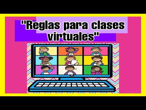 REGLAS PARA CLASES VIRTUALES 👩🏻‍🏫 💻👦🏻👧🏻 #clasesvirtuales