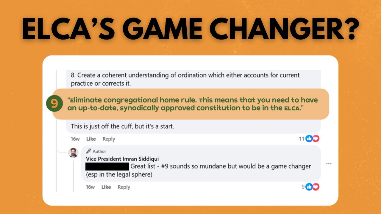 The ELCA's Game Changer