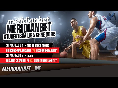 Meridianbet Studentska liga u košarci: Finale i meč za treće mjesto