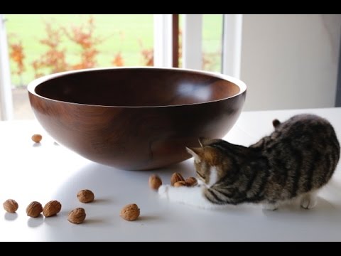 Turning a Wooden Salad Bowl