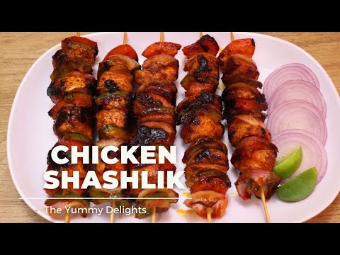 chicken shashlik recipe | Turkish shashlik kabab recipe | restaurant-style chicken shashlik