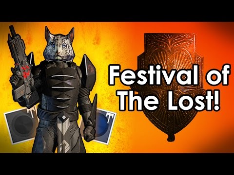 Destiny Rise of Iron: How to Get The Superblack Shader & Broom Sparrow - Festival of the Lost!