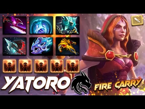 Yatoro Lina - FIRE CARRY BOSS - Dota 2 Pro Gameplay [Watch & Learn]