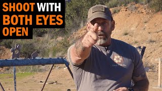 How To Shoot A Gun With Both Eyes Open with Navy SEAL "Coch"