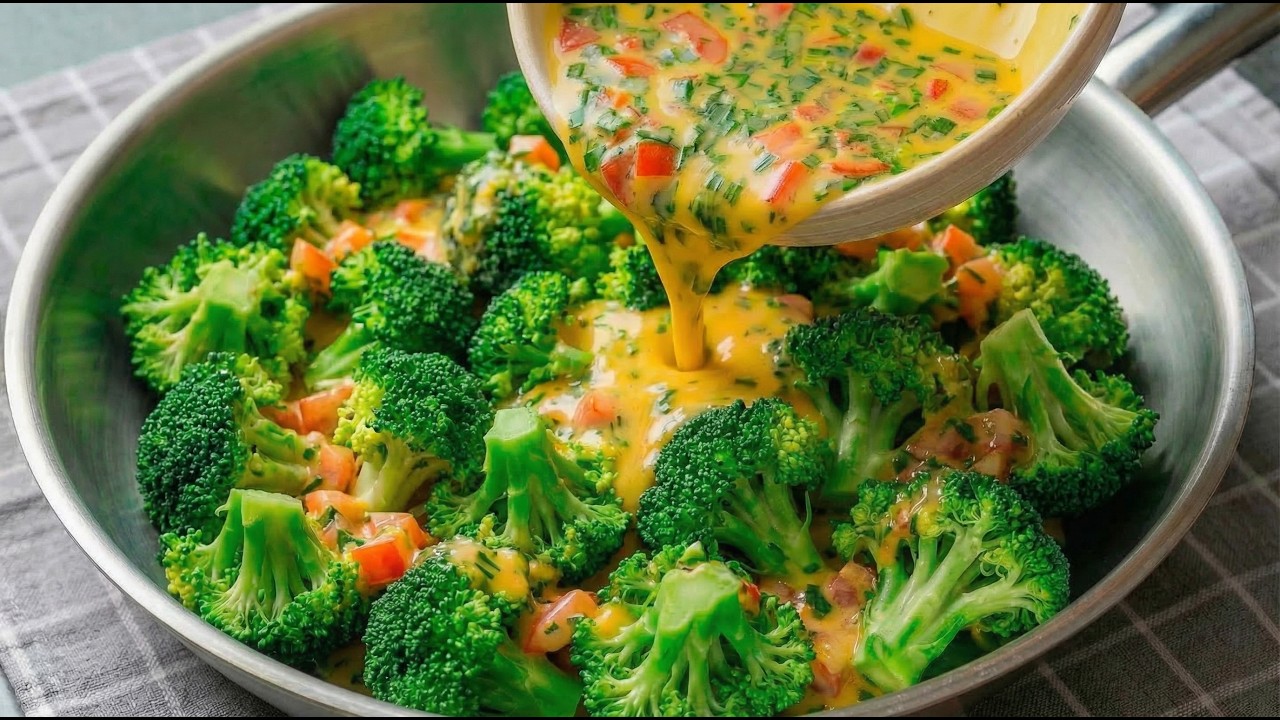 The best recipe for every day! A simple broccoli recipe in 5 minutes that tastes better than meat!