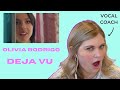 유튜브 다운로드 OLIVIA RODRIGO | "Deja Vu" | Vocal Coach Reacts!