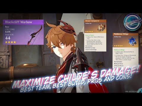THE ULTIMATE TARTAGLIA (CHILDE) GUIDE FOR BEGINNERS! *2021 UPDATE* | Genshin Impact | RonyonStylesYT