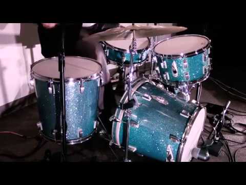 Steve Maxwell Vintage Drums - INSANITY Trixon Aqua Blue Glitter!!!