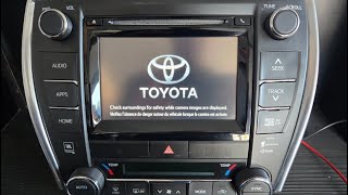 Radio Removal 2015-2017 Toyota Camry Navigation Climate