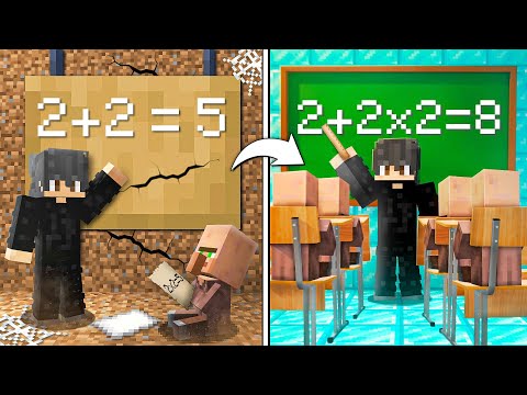 Upgrading School From DIRT to DIAMOND in Minecraft!