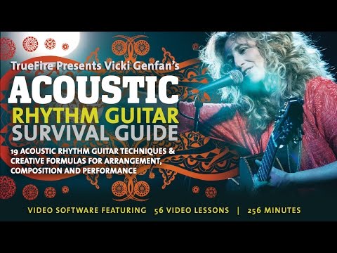 Acoustic Rhythm Guitar Lesson - #1 Introduction - Survival Guide - Vicki Genfan
