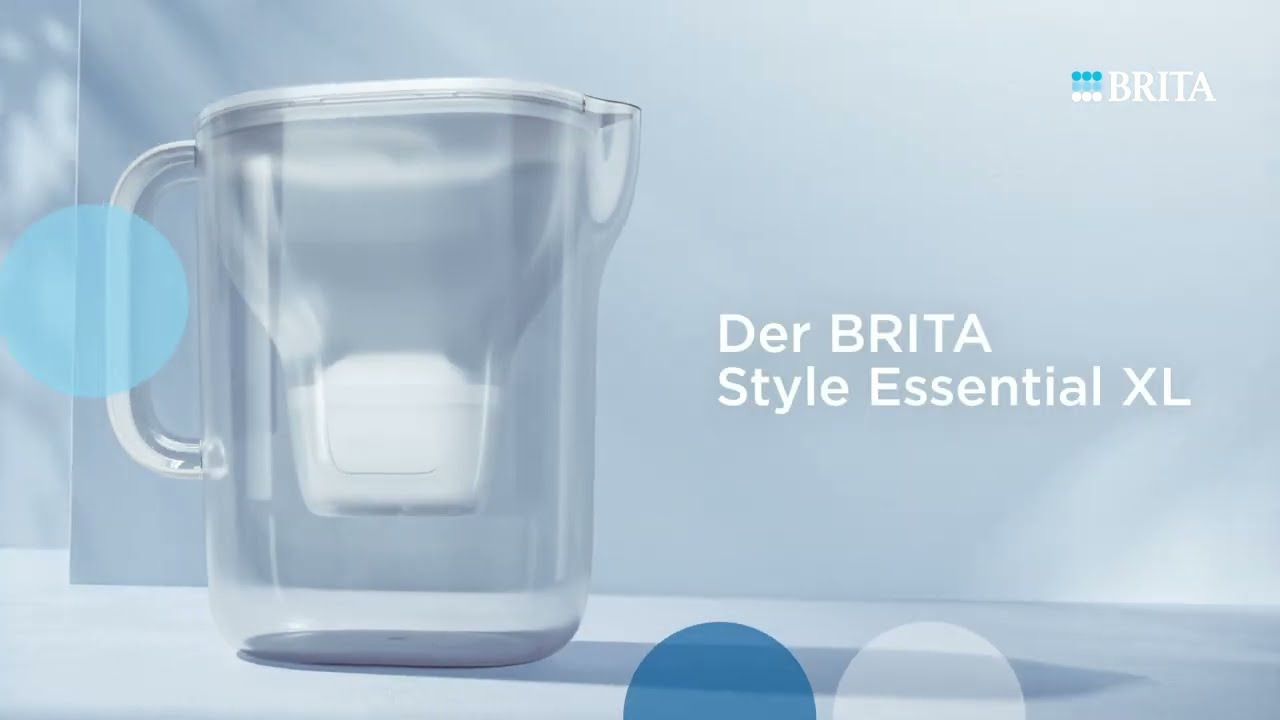 BRITA Wasserfilter Style Essential XL Transparent/Sand