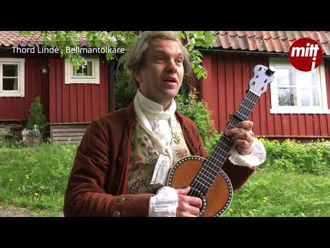 Mitt i tar rygg på Bellman när Thord Lindé sjunger om sommaren och finkel