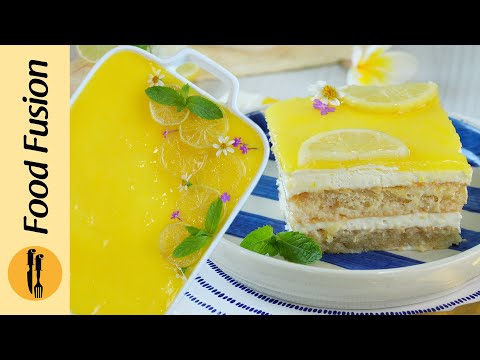 Lemon Tiramisu Recipe by Food Fusion