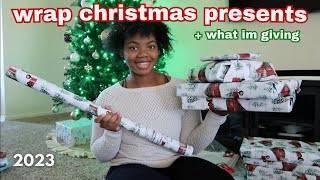 Wrapping Christmas Presents + what I'm giving | Wrap With Me | vlogmas day 14