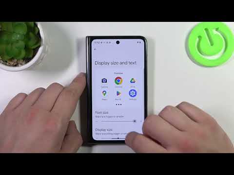 How to Find and Manage Display Settings in GOOGLE Pixel Fold – Customize Display