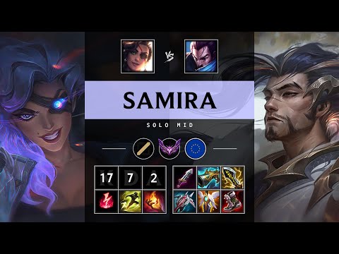 Samira Mid vs Yasuo - EUW Master Patch 25.18
