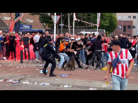 Rellen en arrestaties in Eindhoven na kampioenwedstrijd PSV