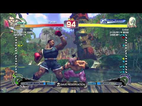 SSF4 AE [Balrog] Macreel vs Enlist [El Fuerte] 4 Matches