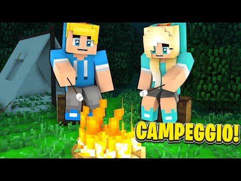 VADO IN CAMPEGGIO CON DOLCETTA!! - Minecraft *AMERICA*