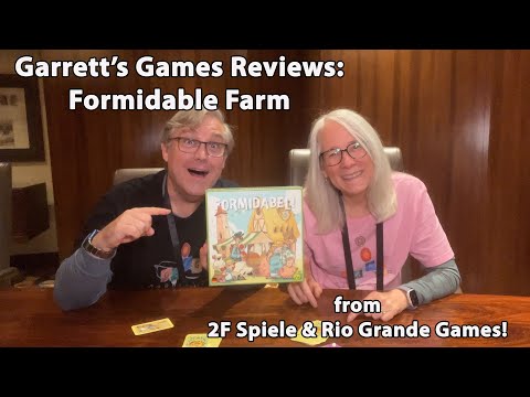 Garrett's Games Reviews: Formidable Farm from 2F Spiele and Rio Grande Games
