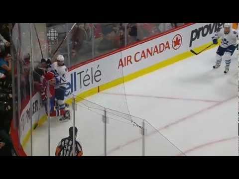 Nazem Kadri drills Andrei Markov