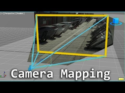 Let's Learn 3dsMax s01e04 - Camera Mapping