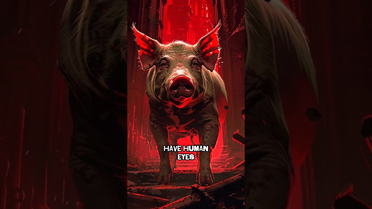 Why Pigs Have Human Eyes? 👁️👁️