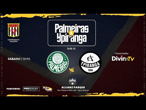 Palmeiras x Ypiranga • Sub-12 | AO VIVO | COPA UNIÃO | 09/08/2025