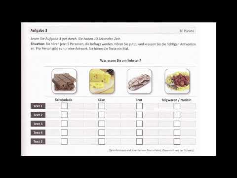 Hörverstehen A1 / ÖSD A1 Modellsatz Nr.5