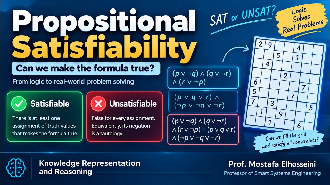 KRR Lecture 07 - Propositional satisfiability